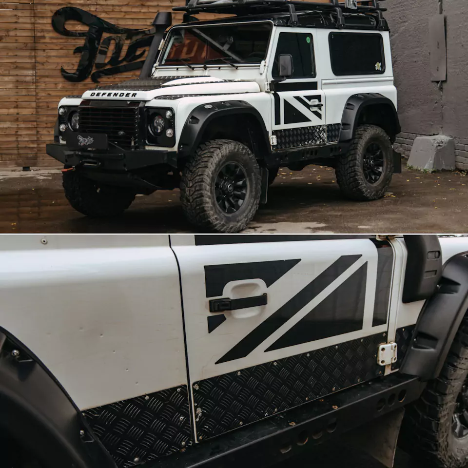 Привели в порядок Land Rover Defender! Заново окрасили элементы, очистили кузов, восстановили световое оборудование и построили новую акустическую систему